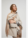 Moodo Sciarpa a quadri da donna Moodo grigio e beige