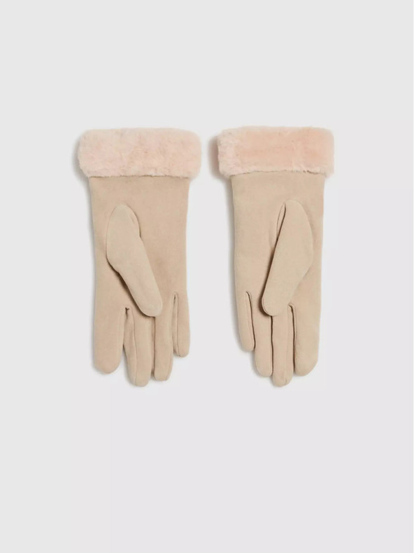 Moodo Guanti da donna beige Moodo