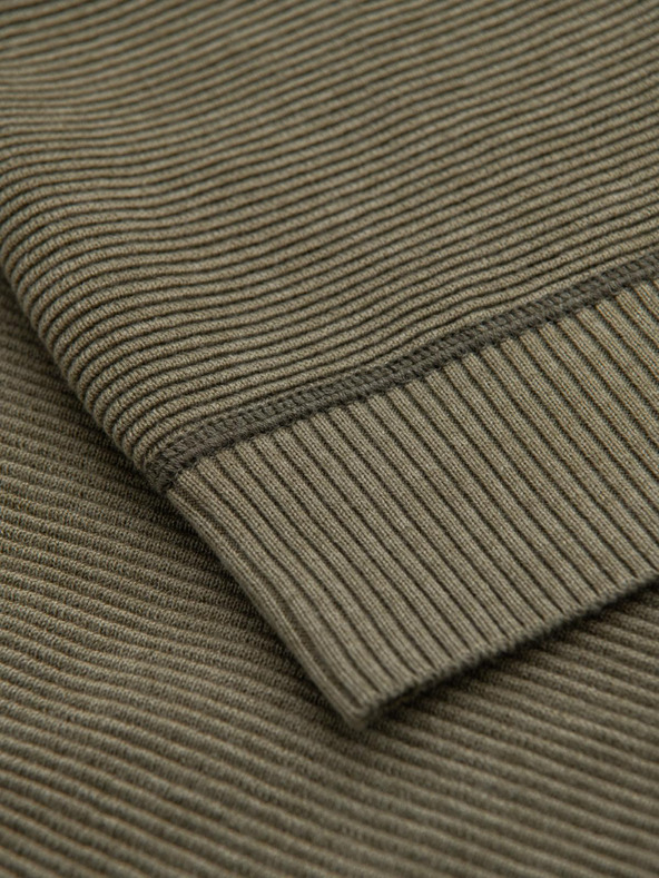 Ombre Clothing Maglia RELAXED FIT da uomo con motivo verde Ombre Clothing