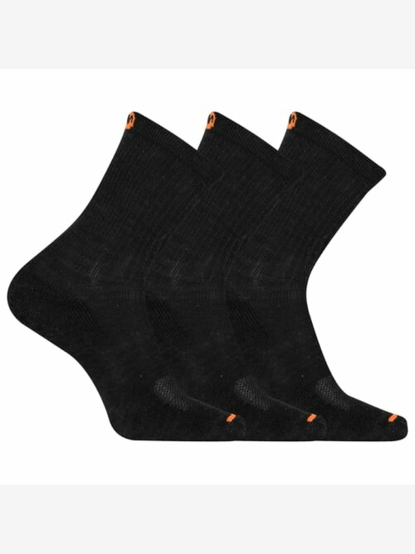 Merrell Merrell Calzini MEA33564C3B2 CREW CUSHIONED COTTON NERO