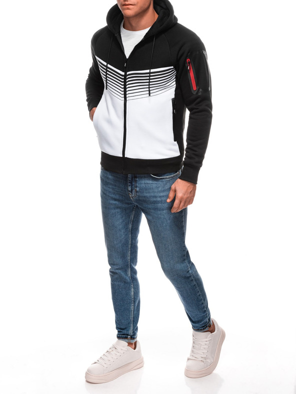 Edoti Felpa con cappuccio da uomo Edoti