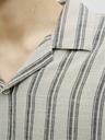 Jack & Jones Camicia a maniche corte a righe Jack & Jones Corp Beige Uomo