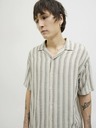Jack & Jones Camicia a maniche corte a righe Jack & Jones Corp Beige Uomo