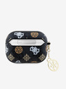 Guess Custodia con charm Guess PU 4G Peony per AirPods Pro 2 nero