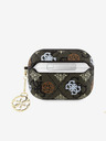 Guess Custodia con charm Guess PU 4G Peony per AirPods 3 marrone