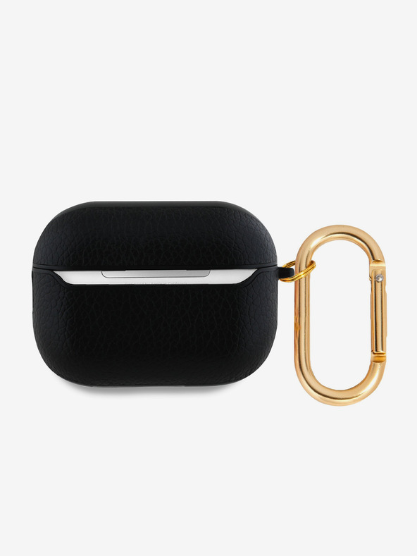 Guess Custodia Guess PU Grained Classic Logo per AirPods Pro 2 Nero