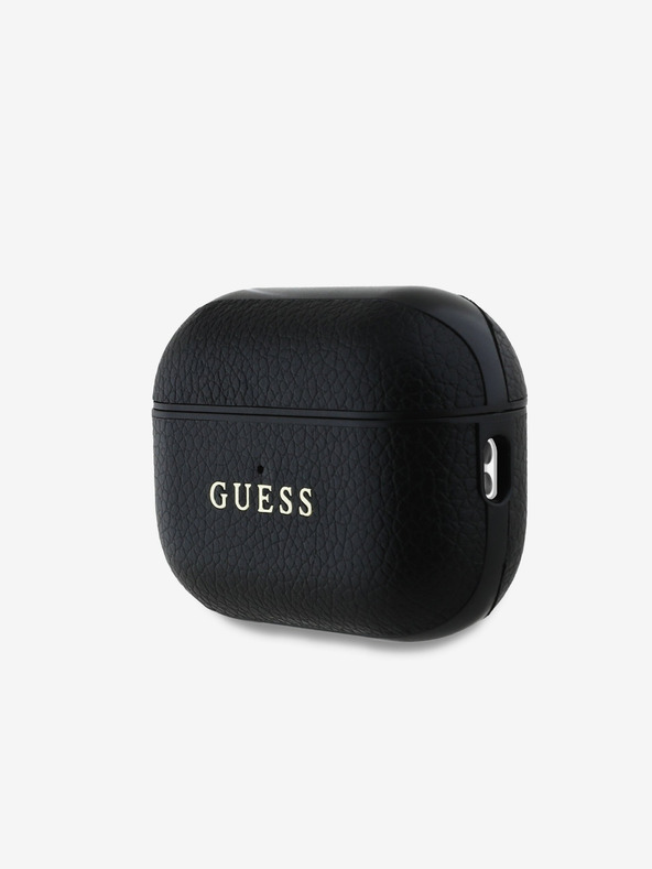 Guess Custodia Guess PU Grained Classic Logo per AirPods Pro 2 Nero