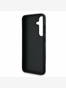 Guess PU 4G Metal Logo Rear Cover for Samsung Galaxy S25+ Grey Phone Case