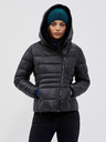 Moodo Giacca corta trapuntata nera da donna Moodo