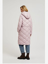Moodo Giacca trapuntata rosa chiaro con polsini Moodo