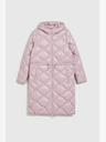 Moodo Giacca trapuntata rosa chiaro con polsini Moodo