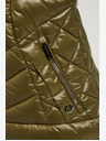 Moodo Gilet trapuntato verde con zip Moodo