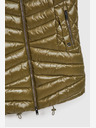 Moodo Gilet trapuntato verde con zip Moodo