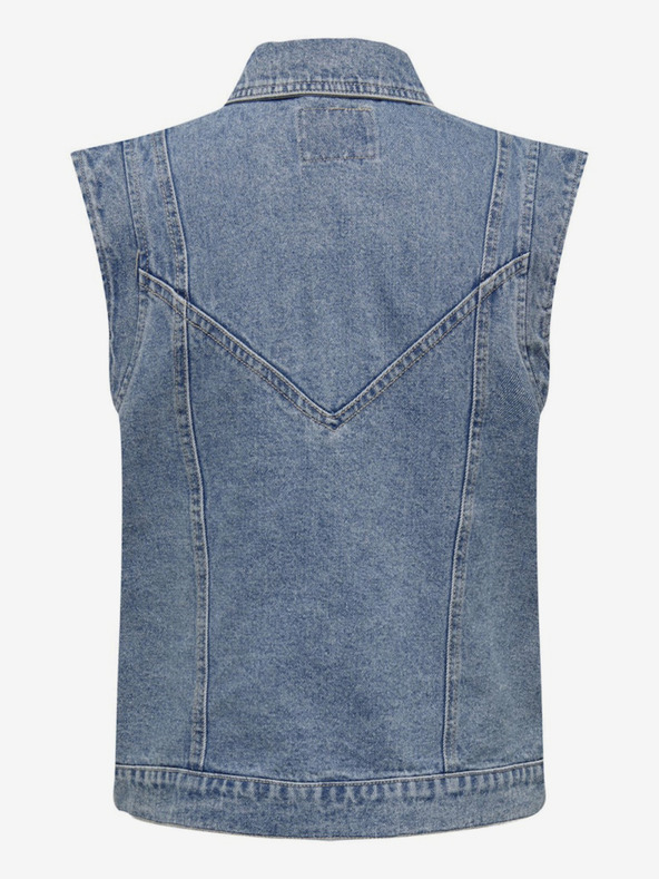 ONLY Gilet blu da donna SOLO in denim