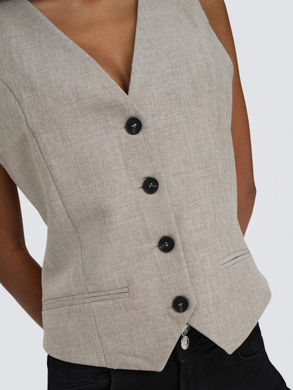 ONLY Gilet marrone da donna ONLY