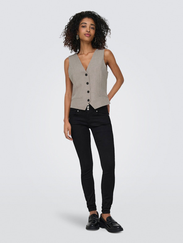 ONLY Gilet marrone da donna ONLY