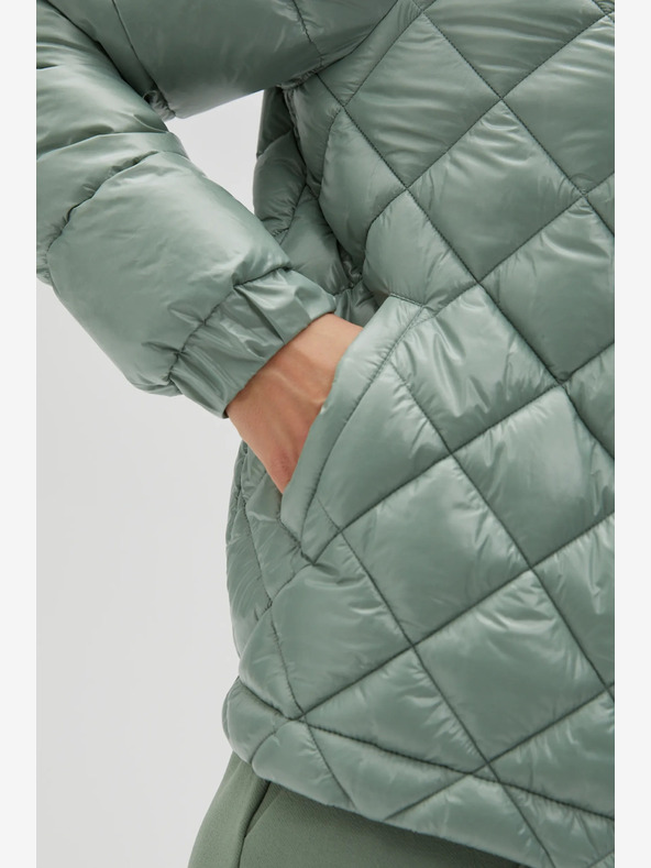 Moodo Giacca trapuntata verde da donna Moodo