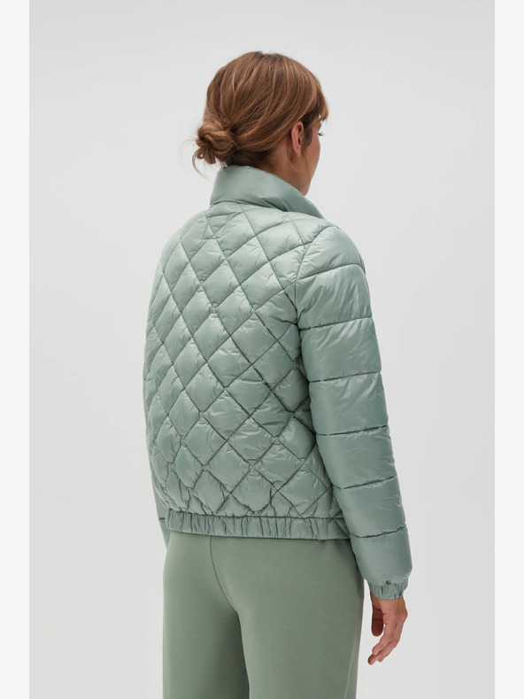 Moodo Giacca trapuntata verde da donna Moodo
