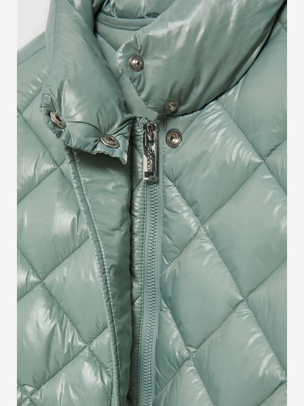 Moodo Giacca trapuntata verde da donna Moodo