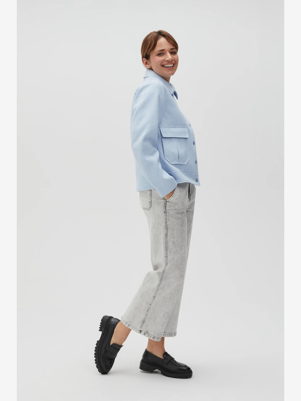 Moodo Giacca da donna azzurra Moodo