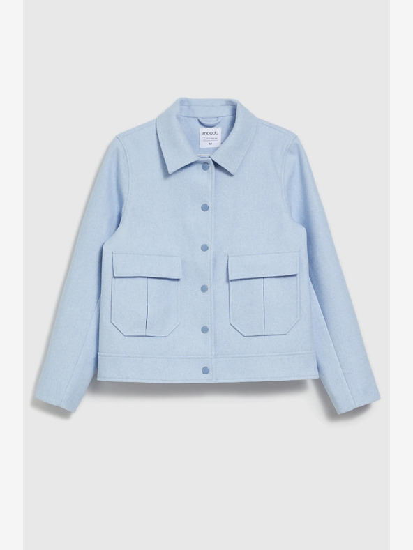 Moodo Giacca da donna azzurra Moodo