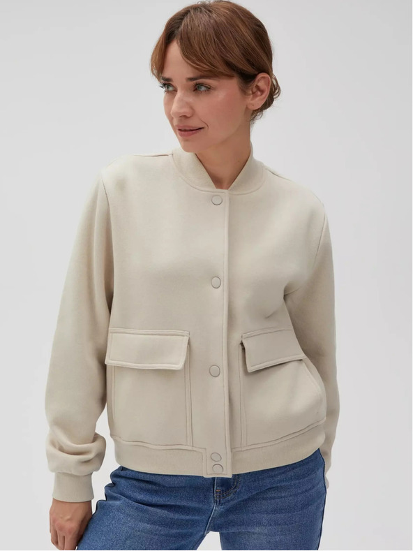 Moodo Bomber da donna beige Moodo