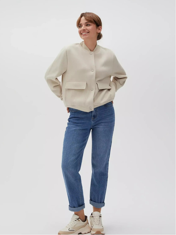 Moodo Bomber da donna beige Moodo