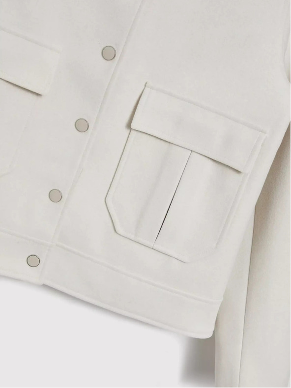 Moodo Giacca camicia donna crema Moodo