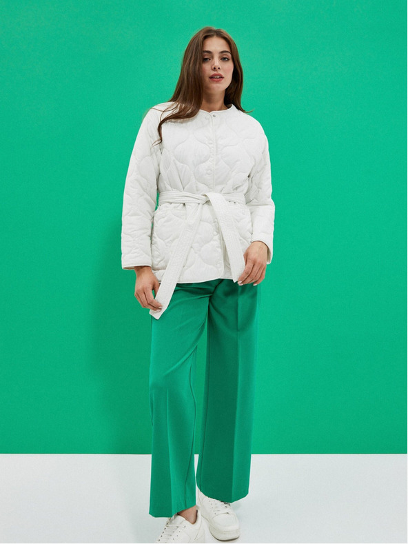 Moodo Giacca trapuntata bianca da donna Moodo