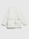 Moodo Giacca trapuntata bianca da donna Moodo