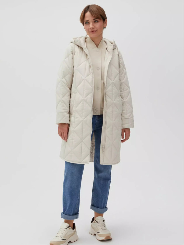 Moodo Giacca trapuntata crema da donna Moodo