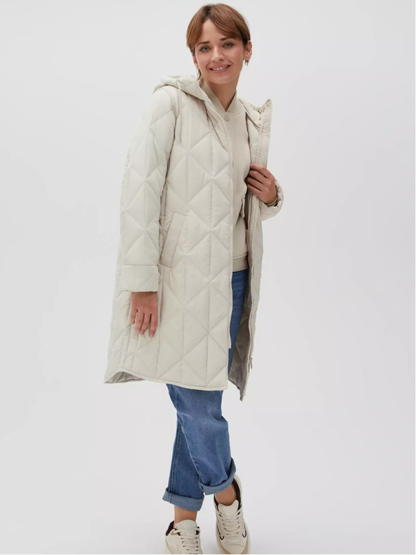 Moodo Giacca trapuntata crema da donna Moodo