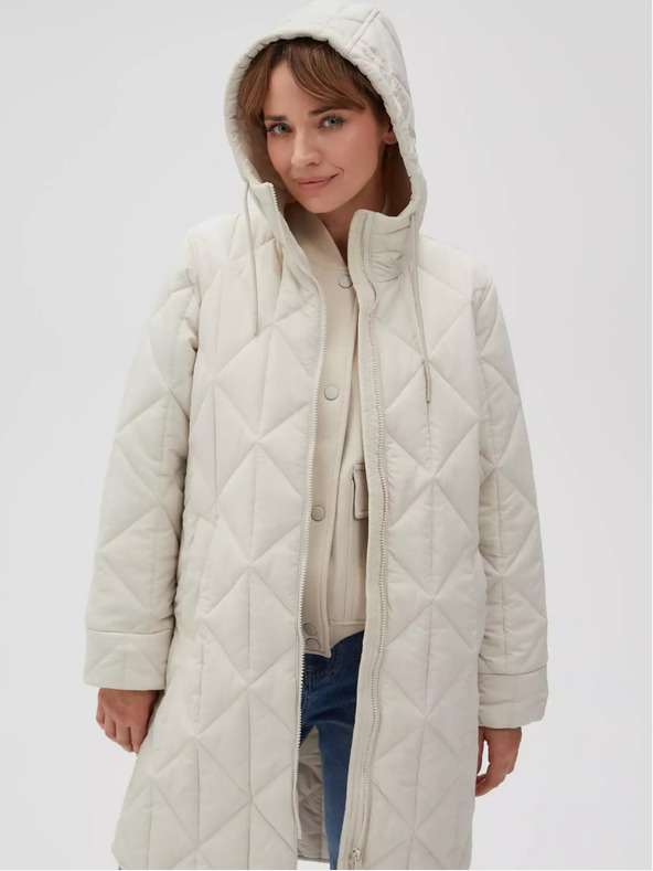 Moodo Giacca trapuntata crema da donna Moodo