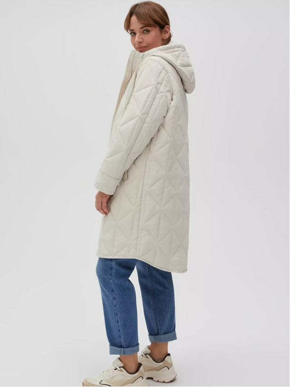 Moodo Giacca trapuntata crema da donna Moodo