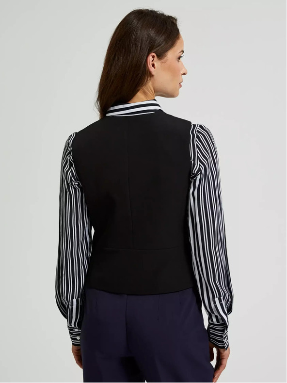 Moodo Gilet nero da donna Moodo
