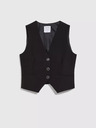 Moodo Gilet nero da donna Moodo