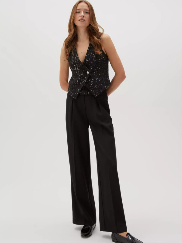 Moodo Gilet nero da donna Moodo