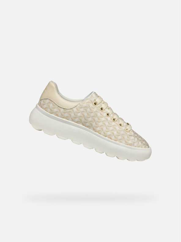 Geox Scarpe da ginnastica Geox Spherica EC4.1 crema donna