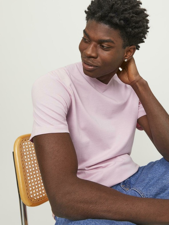 Jack & Jones Maglietta da uomo Jack & Jones rosa