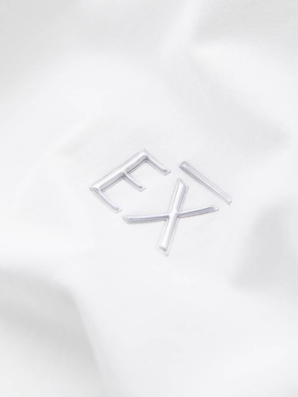 Ombre Clothing T-shirt SLIM FIT da uomo con elastan e stampa bianca Ombre Clothing