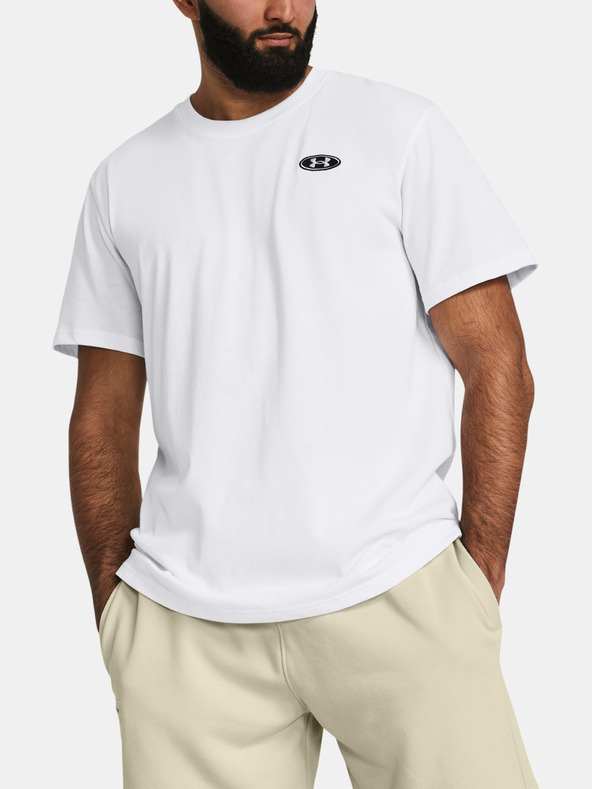 Under Armour Maglietta Under Armour UA HW LC PATCH SS-WHT Uomo