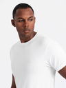 Ombre Clothing Set di tre T-shirt BASIC da uomo in cotone a girocollo Ombre Clothing