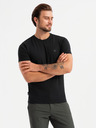 Ombre Clothing Set di tre T-shirt BASIC da uomo in cotone a girocollo Ombre Clothing