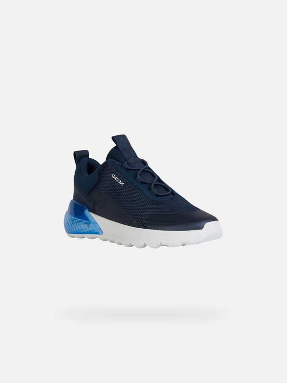 Geox Sneakers Geox Activart Illuminus blu scuro da ragazzo