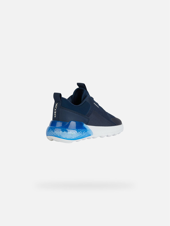 Geox Sneakers Geox Activart Illuminus blu scuro da ragazzo