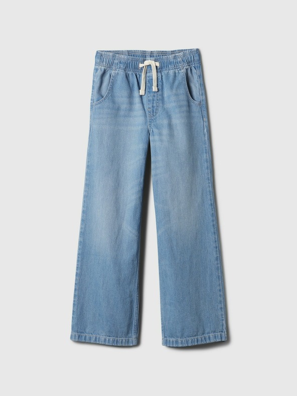 GAP Jeans bambino a vita alta a gamba larga GAP