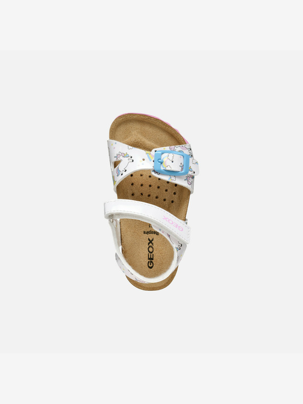 Geox Bianco Ragazze Geox Chalki Sandali