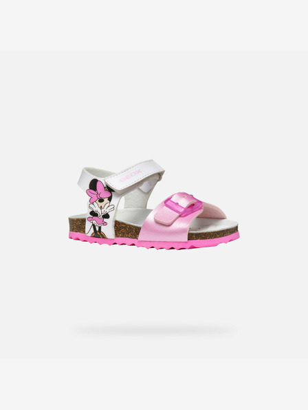 Geox Bianco Ragazze Geox Chalki Sandali