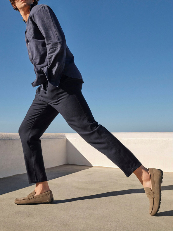 Geox Geox Kosmopolis + Grip mocassini verde chiaro uomo