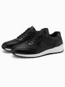 Ombre Clothing Scarpe da ginnastica di tela da uomo nero Ombre Clothing